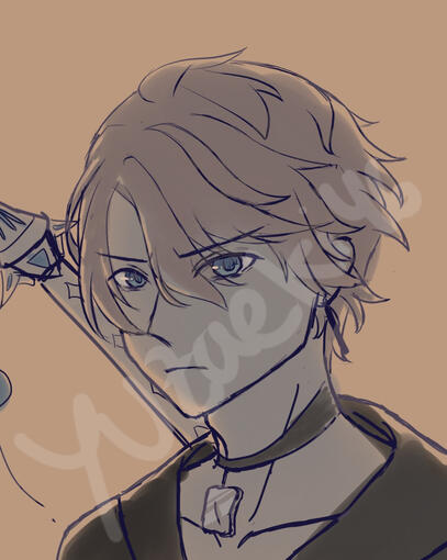 Colored sketch